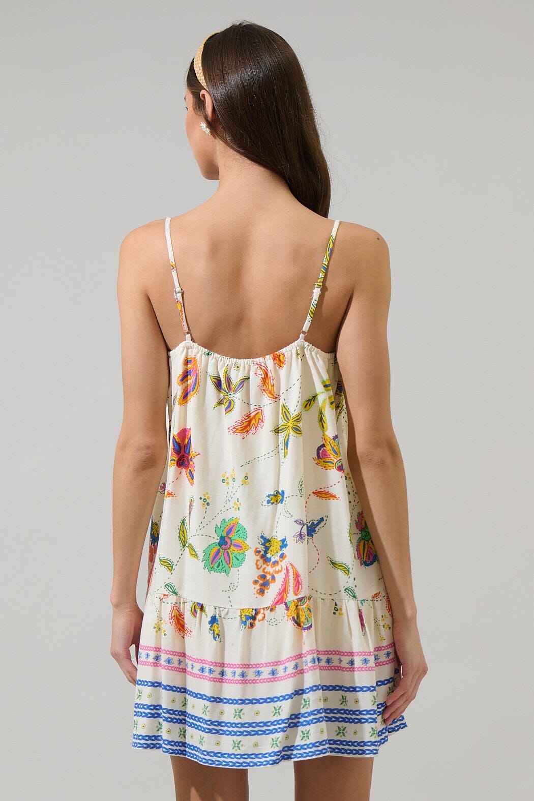 Miraflor Jenny Shift Mini Dress Sugarlips