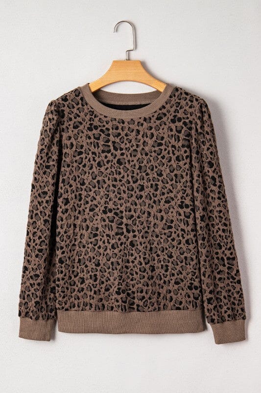Mocha Leopard Tee Shewin