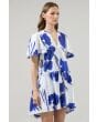 Neli Floral Trapeze Dress Sugarlips