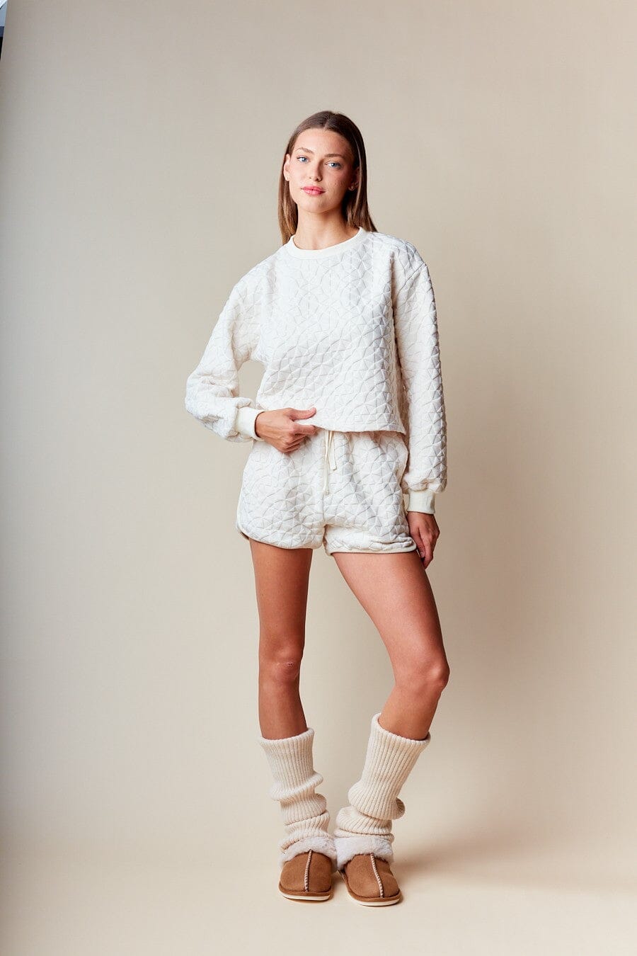 New Cream Textured Set *NEW FABRIC* rareraw
