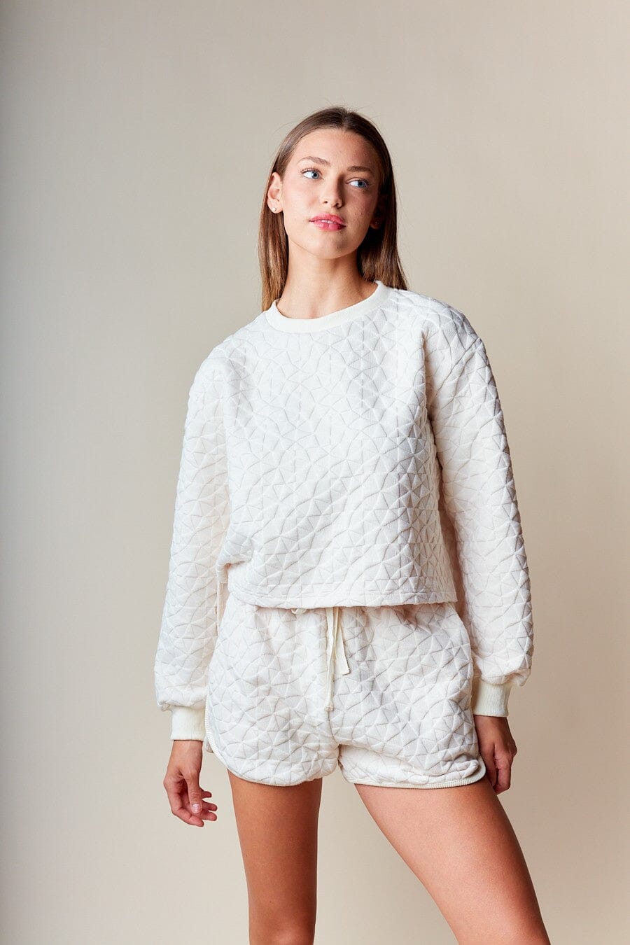 New Cream Textured Set *NEW FABRIC* rareraw