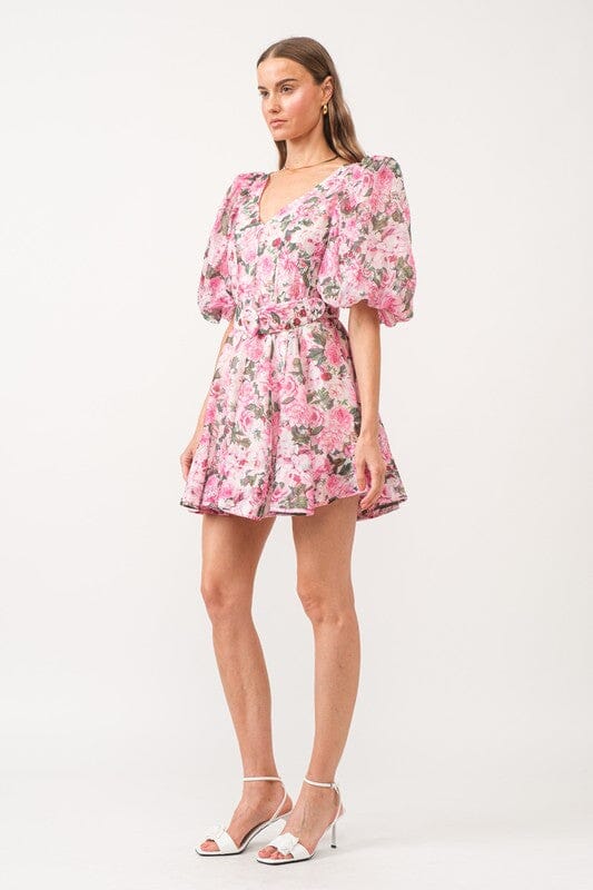 Olivia Floral Belted Dress sofie the label