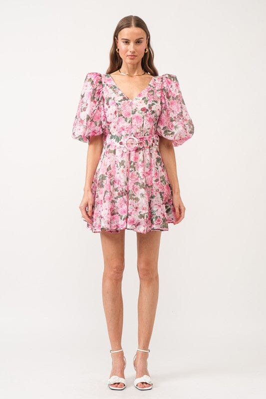 Olivia Floral Belted Dress sofie the label
