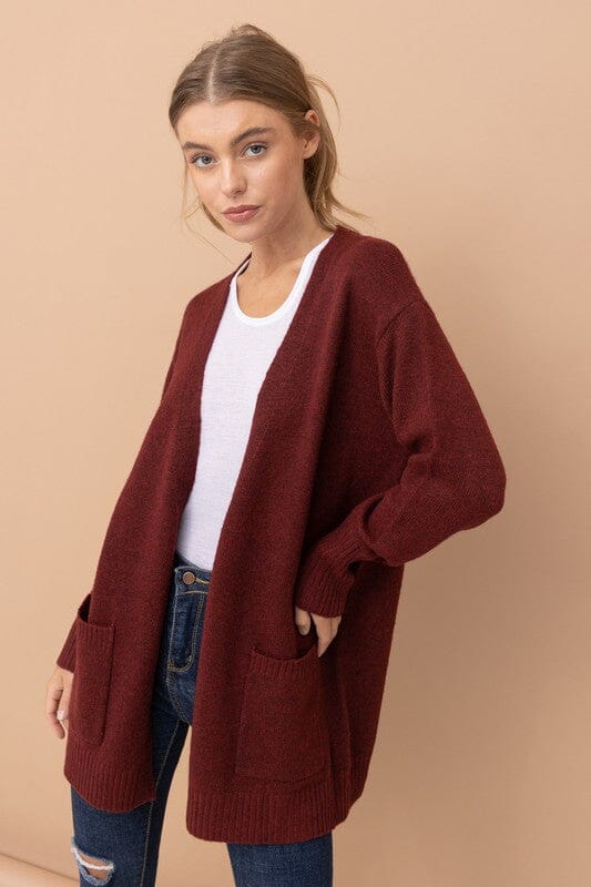 Open Front Long Cardigan Cielo