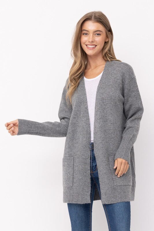 Open Front Long Cardigan Cielo