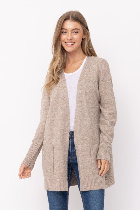 Open Front Long Cardigan Cielo