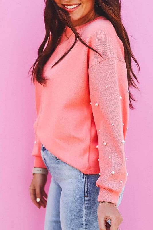 Pearl Sleeve Top Asia Direct