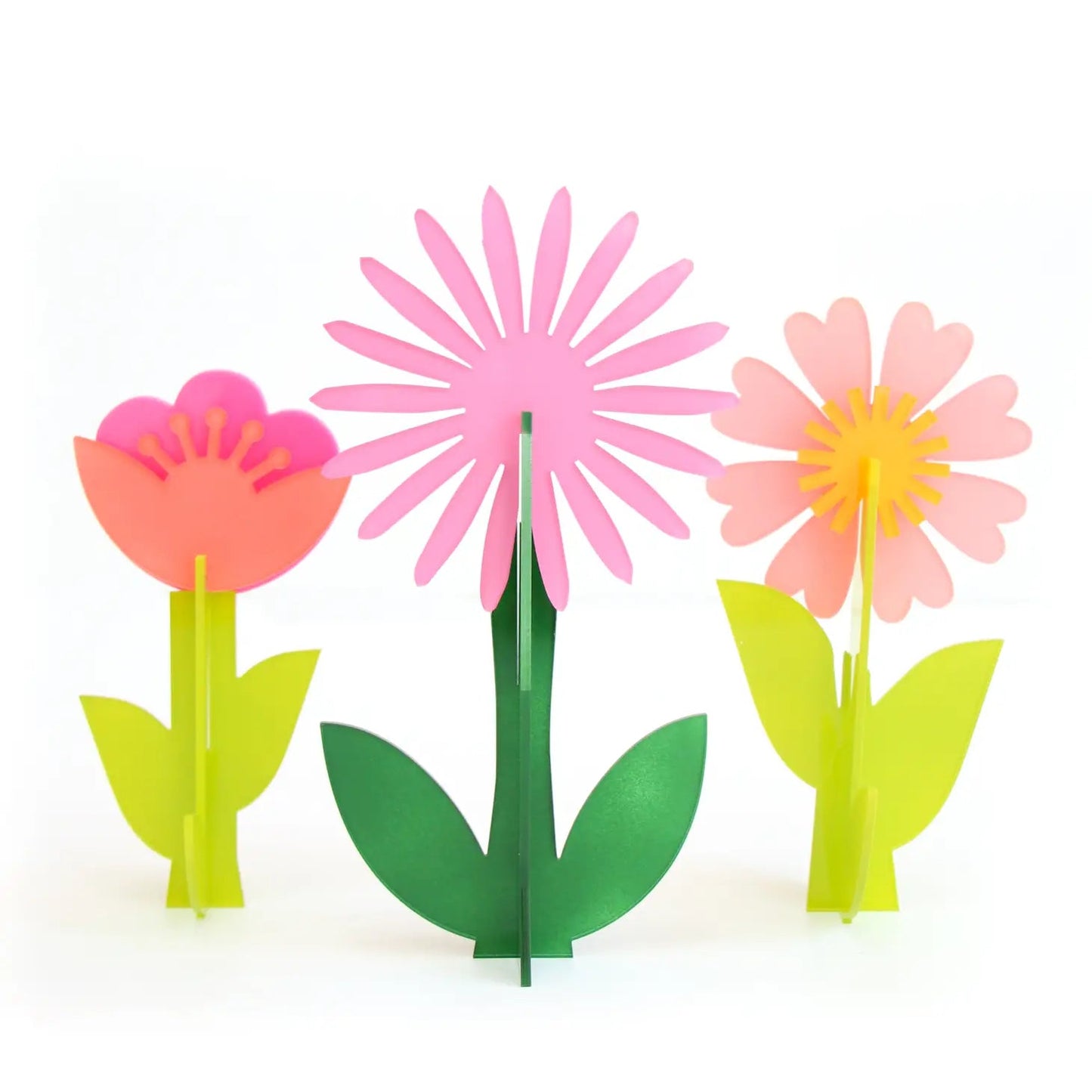 Pink Acrylic Flowers Kailo Chic