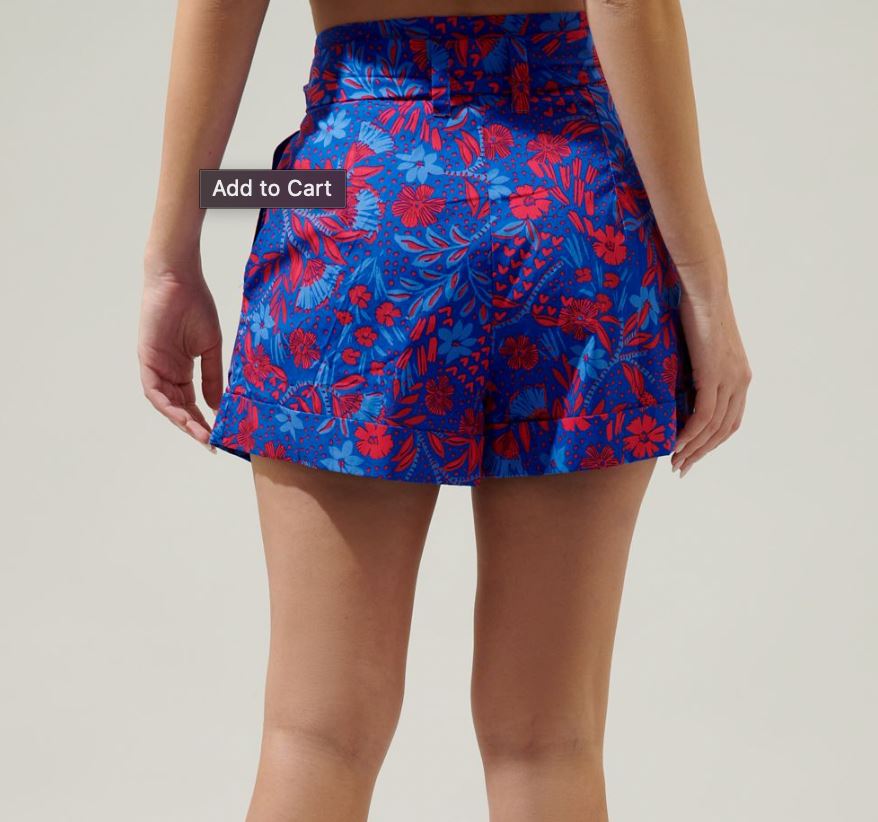 Plumcot Florala Zaferia Bermuda Shorts Sugarlips