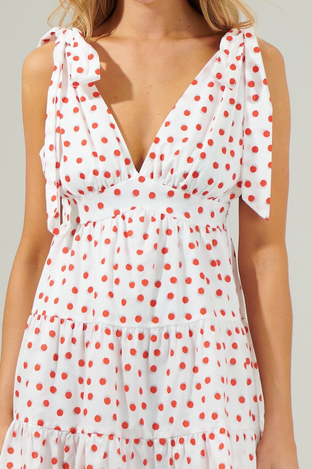 Polka Dot Tie Strap Dress Sugarlips
