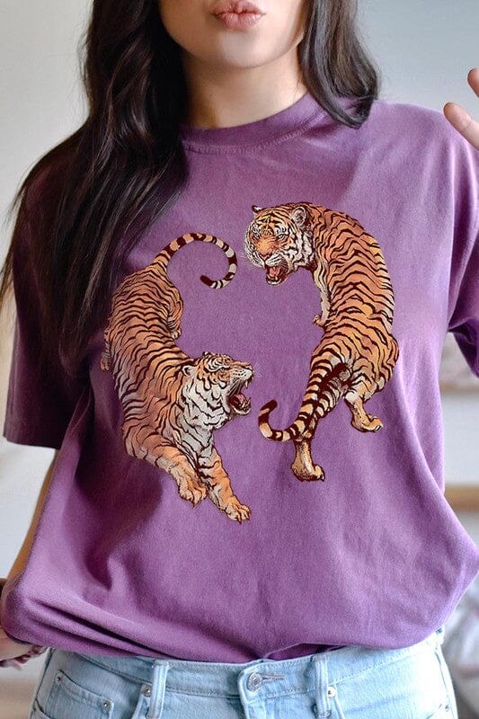 Purple Tiger Tee Nadia