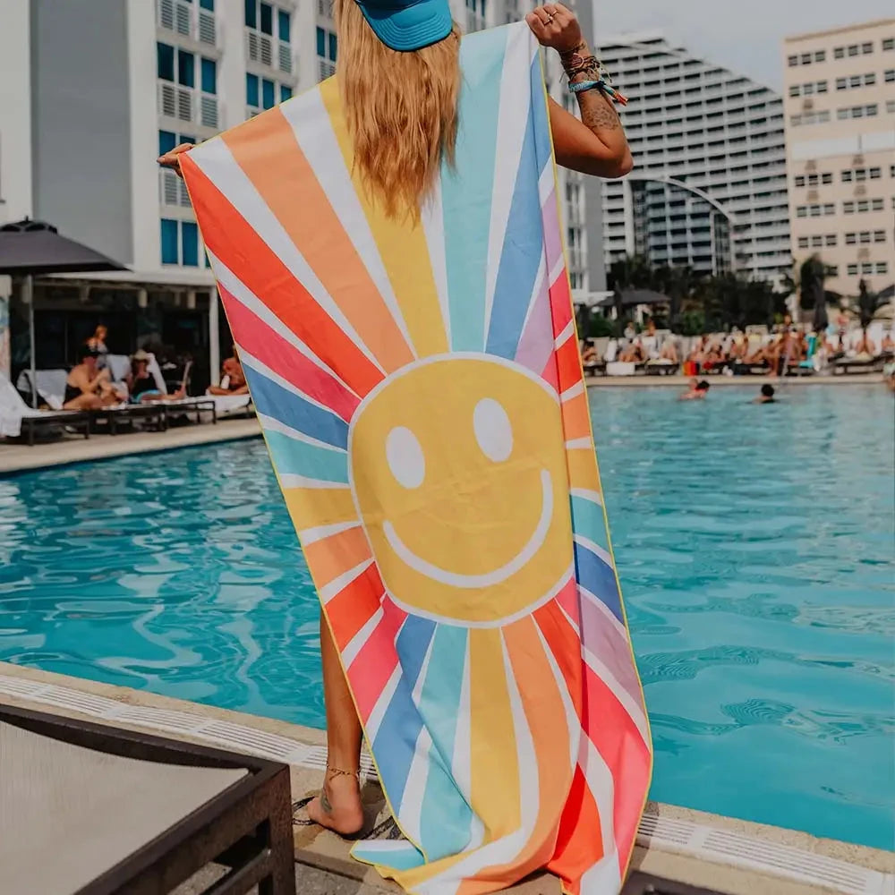 Quick Dry Beach Towels katydid Sunshine