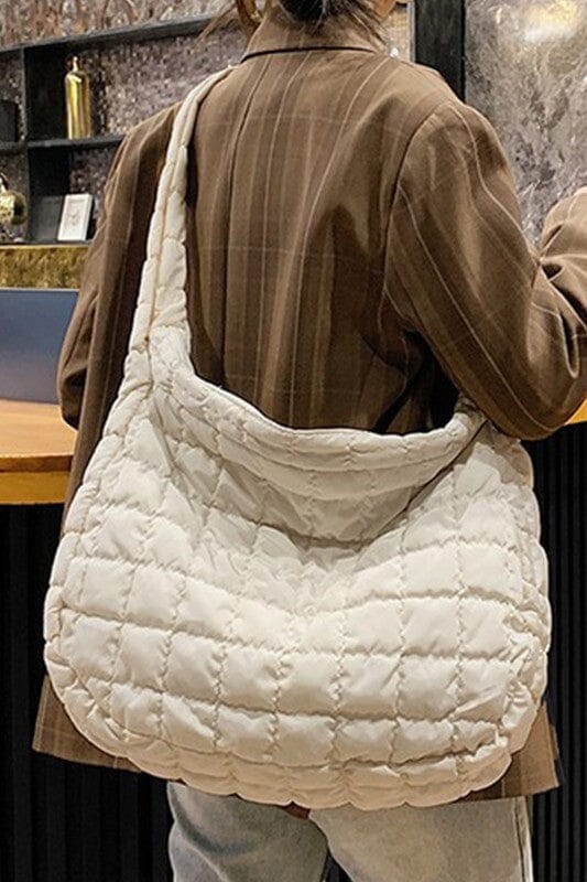 Quilted Crossbody Bag with Zipper Shewin