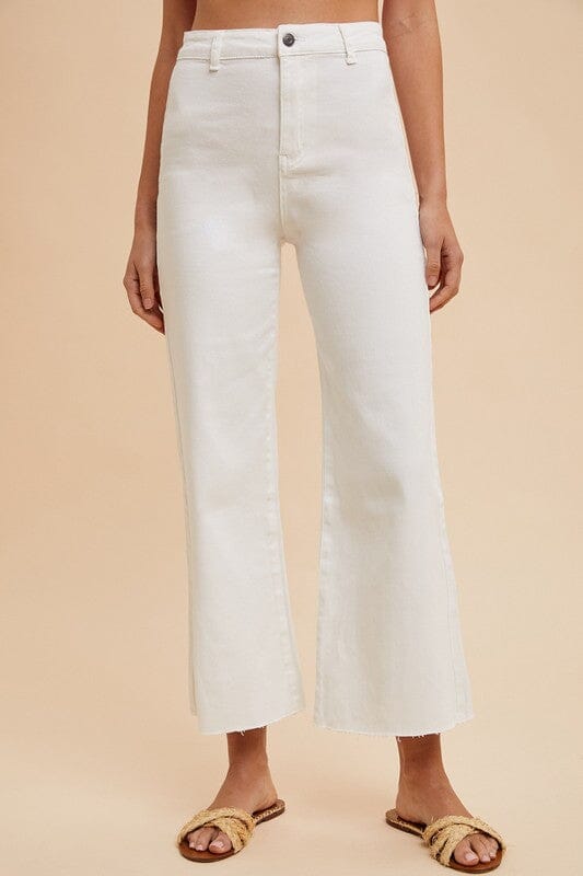 Raw Edge Wide Leg Annie Wear