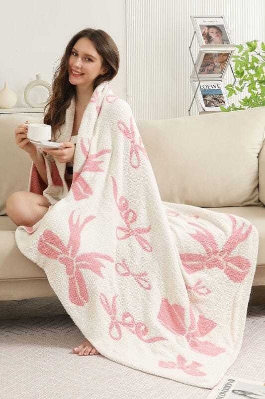 Reversible Bow Dream Blanket Wona Trading