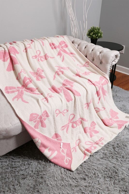 Reversible Bow Dream Blanket Wona Trading