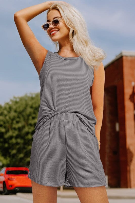 Ribbed Tank Set Shiying