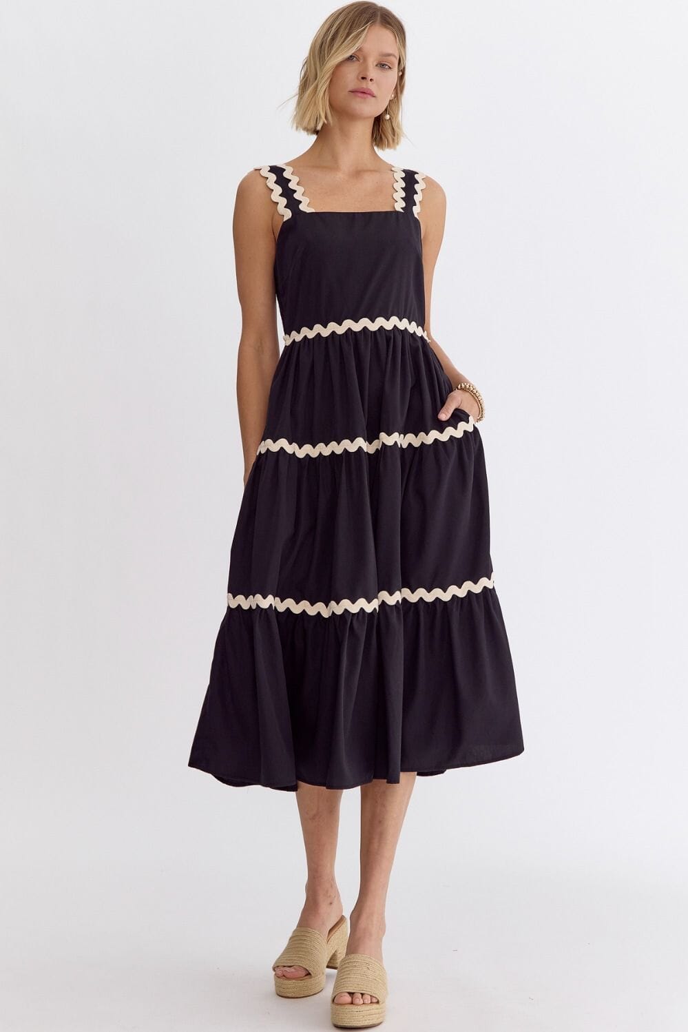 Ric Rac Spring Midi Dress entro