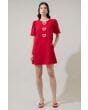 Ruby Triple Heart Shift Dress Sugarlips