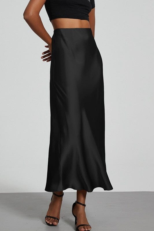 Satin Midi Skirt Wholesalesir