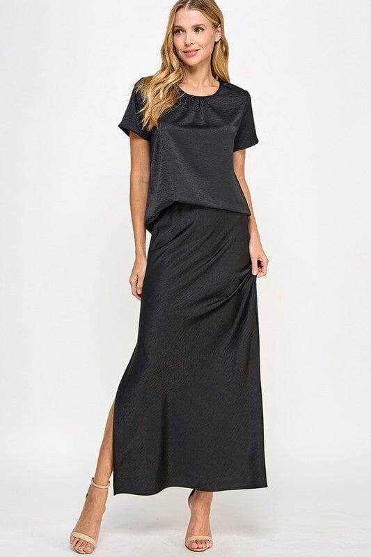 Satin Skirt Set 2 hearts