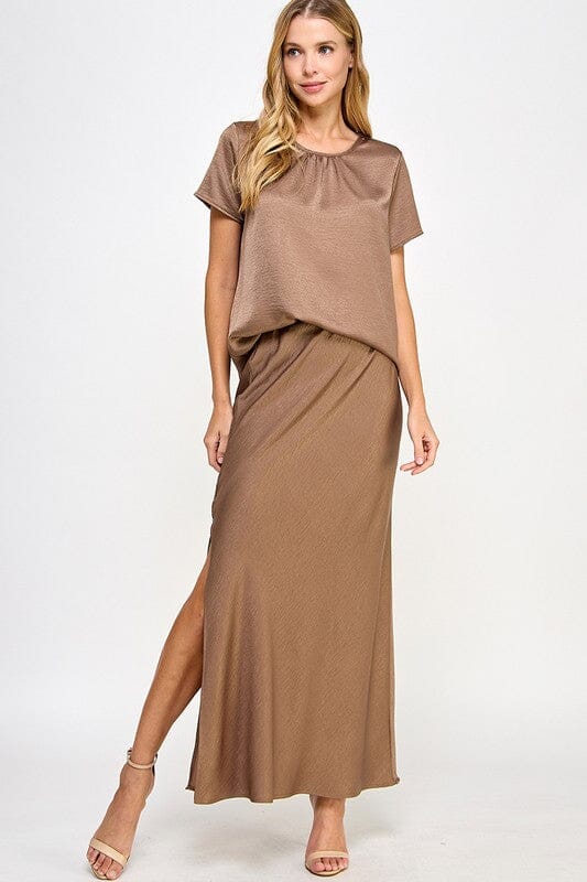 Satin Skirt Set 2 hearts