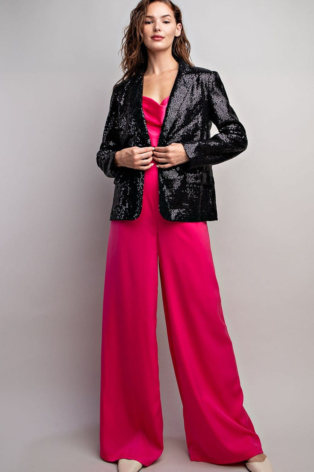 Sequin Long Blazer Eesome