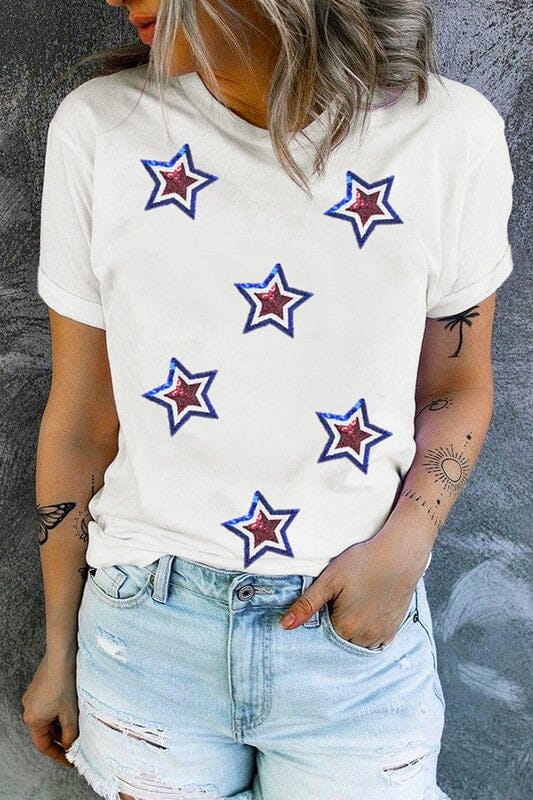 Sequin Star Tee Shewin