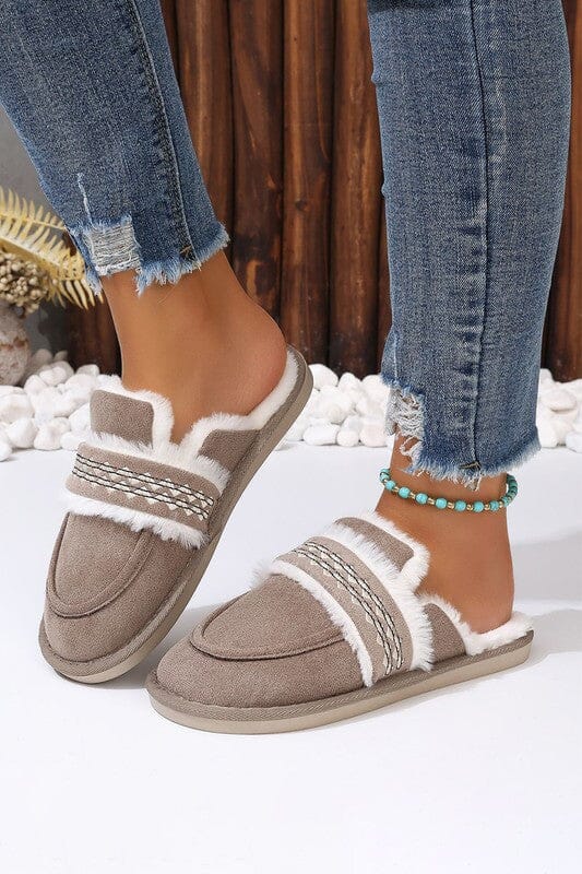 Shearling Slipper Slide Kentce