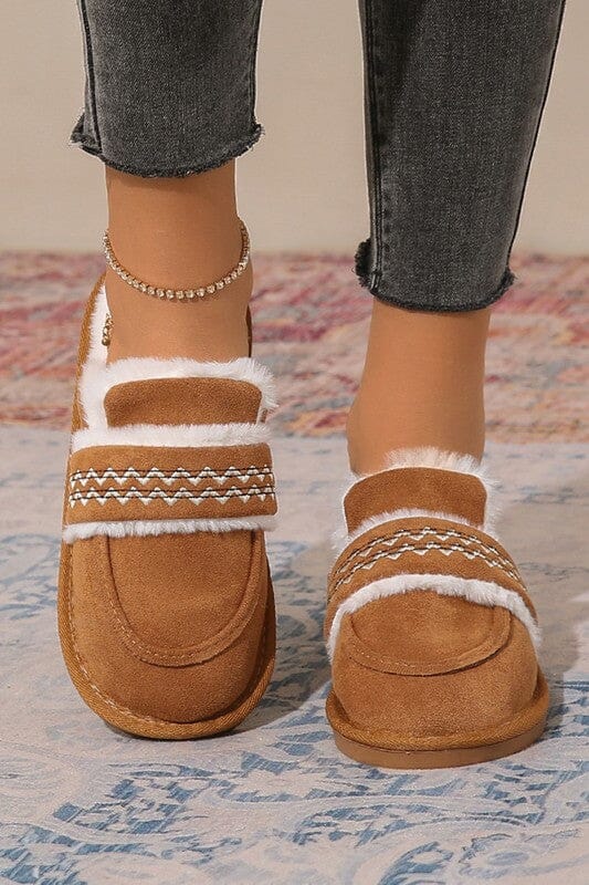 Shearling Slipper Slide Kentce