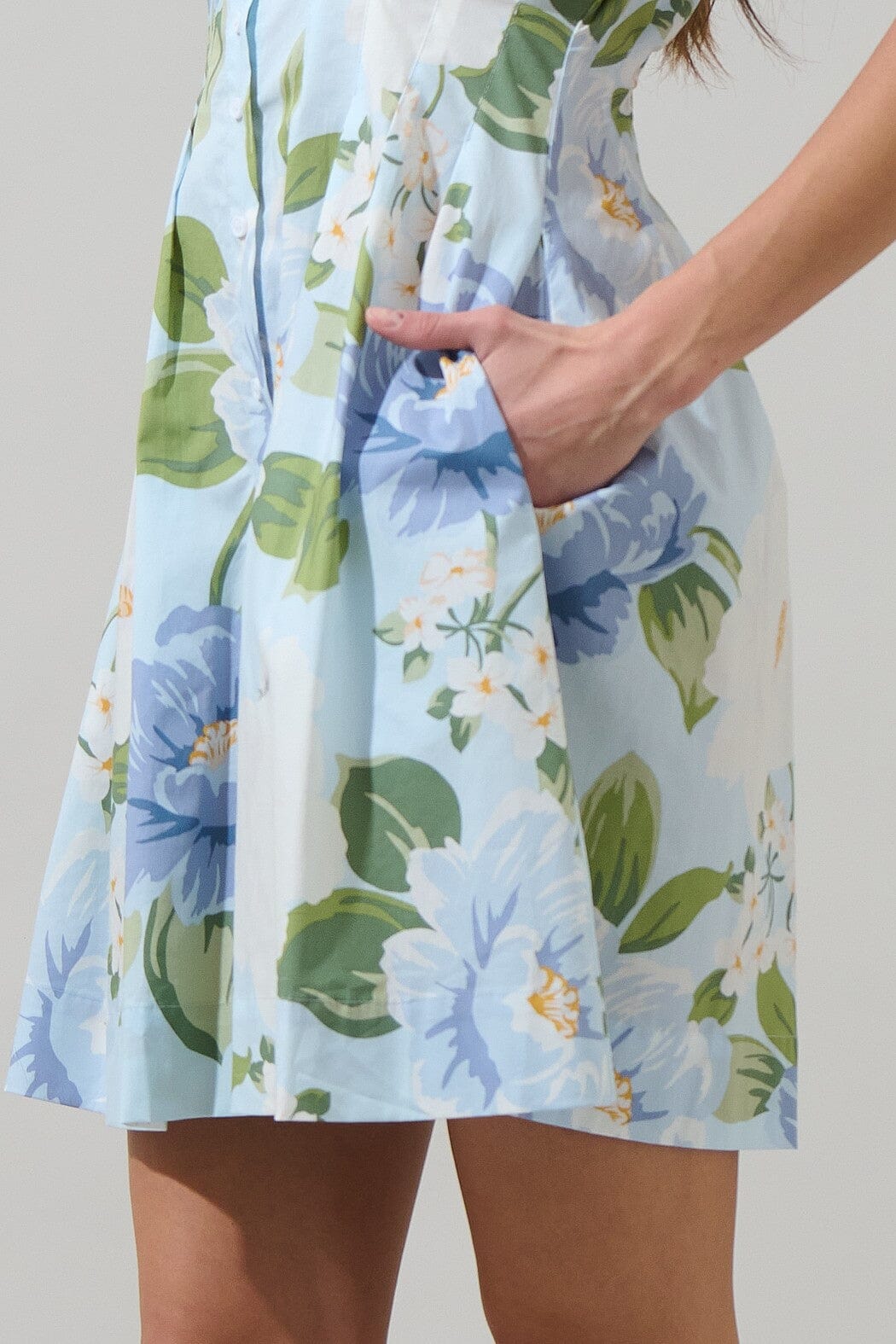 Sloane Floral Alix Mini Dress sugarlips