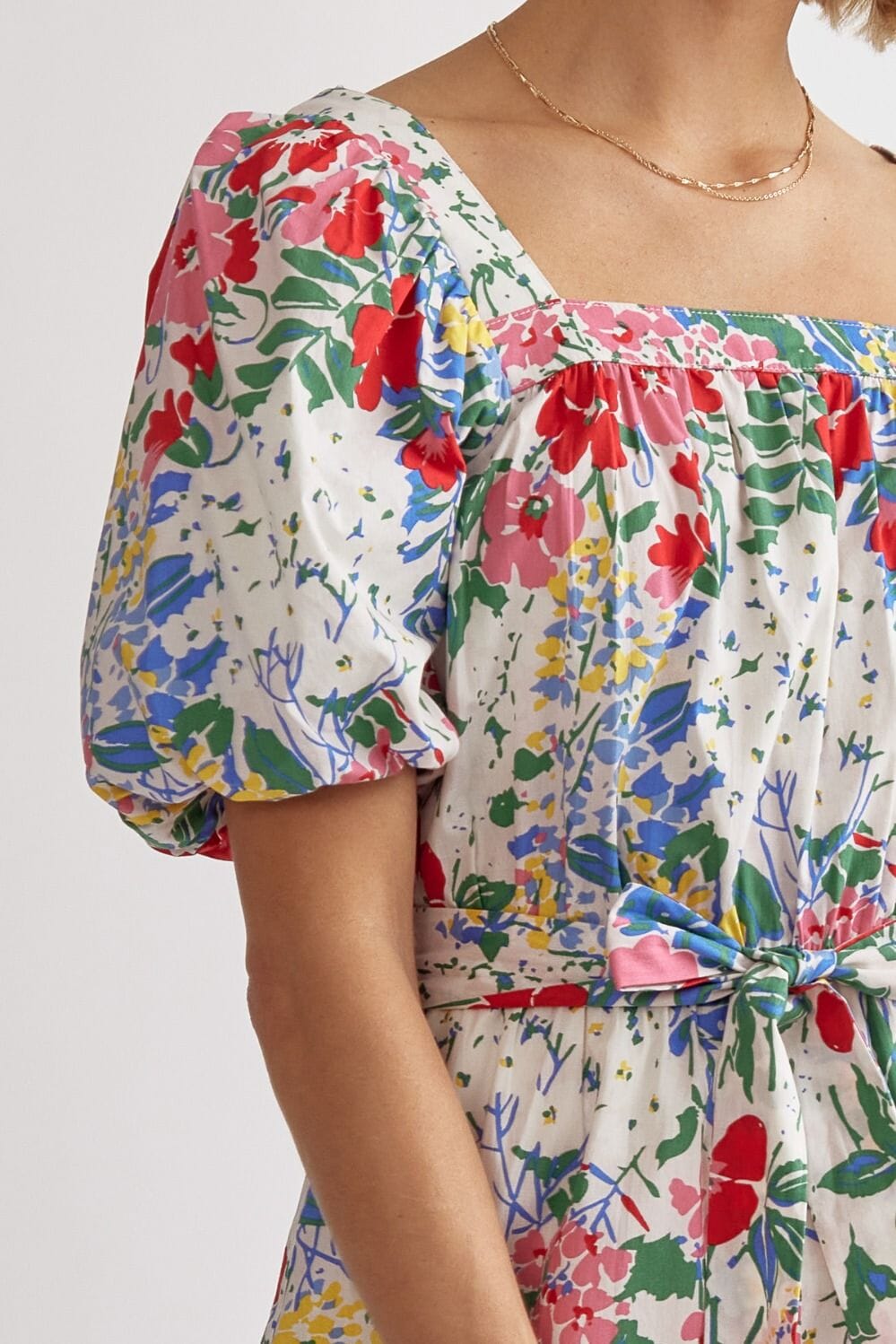 Spring Fling Floral Romper - FINAL SALE entro