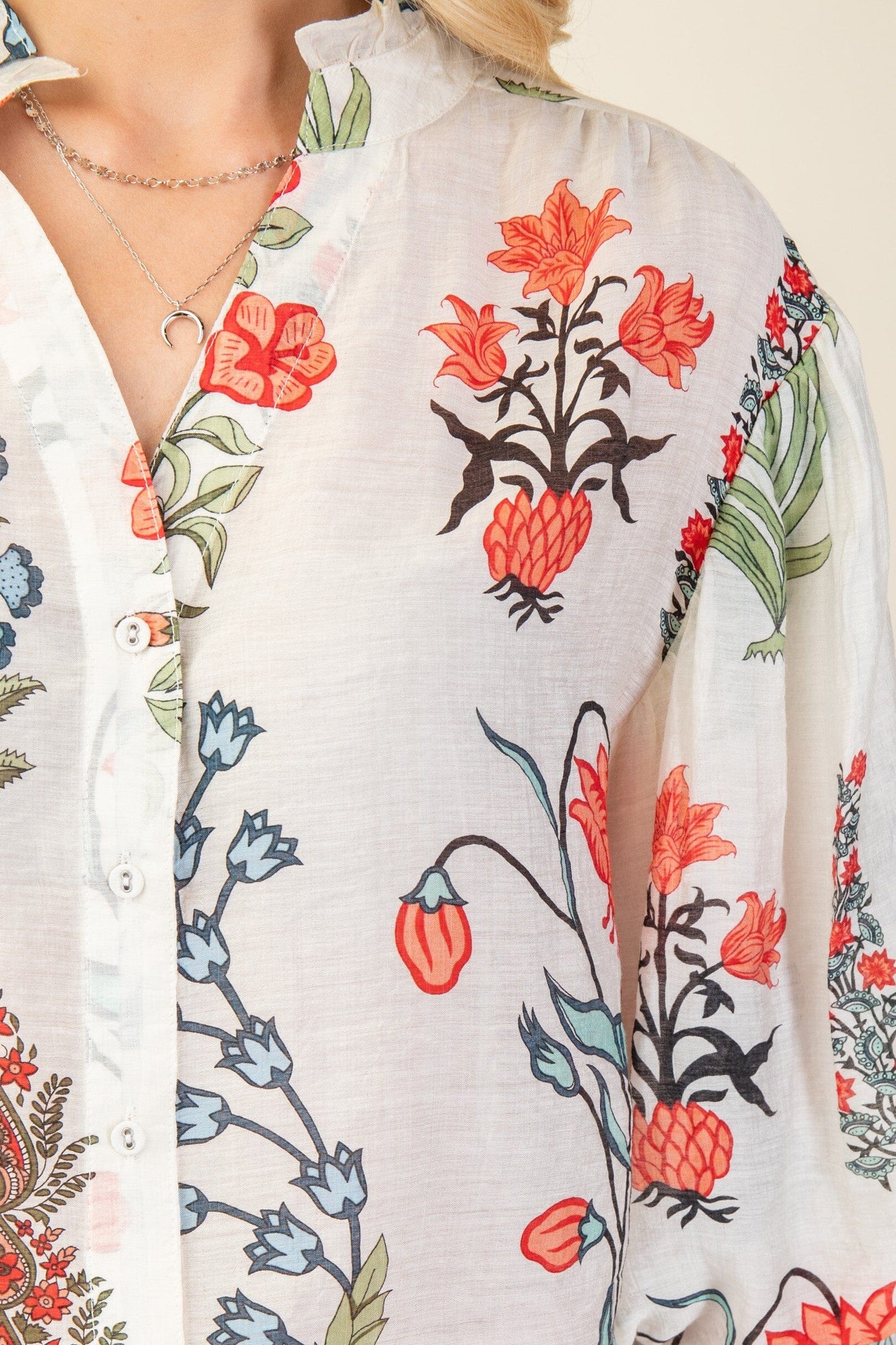 Spring Floral Button Down Gigio