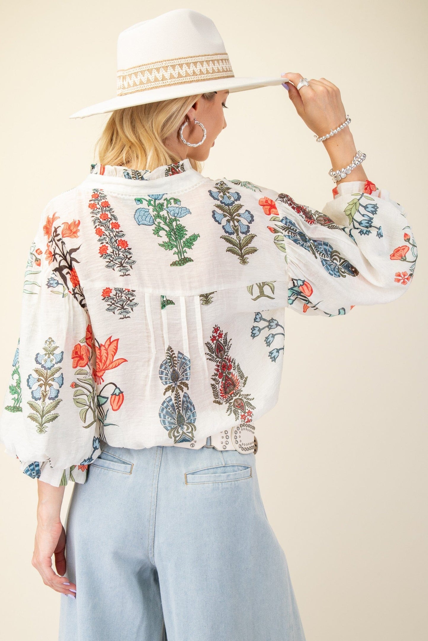 Spring Floral Button Down Gigio
