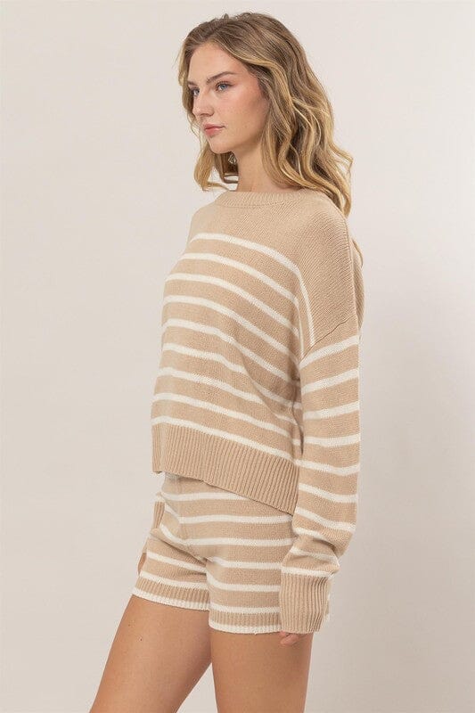 Striped Sweater Short Set hyfve