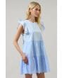 Summer Blues Mixed Media Dress Sugarlips