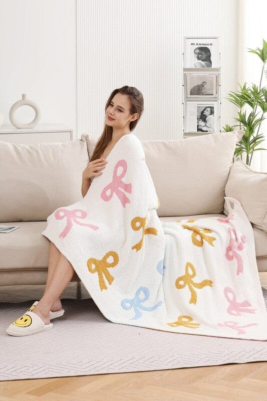 Super Lux Bow Blanket mimi wholesale