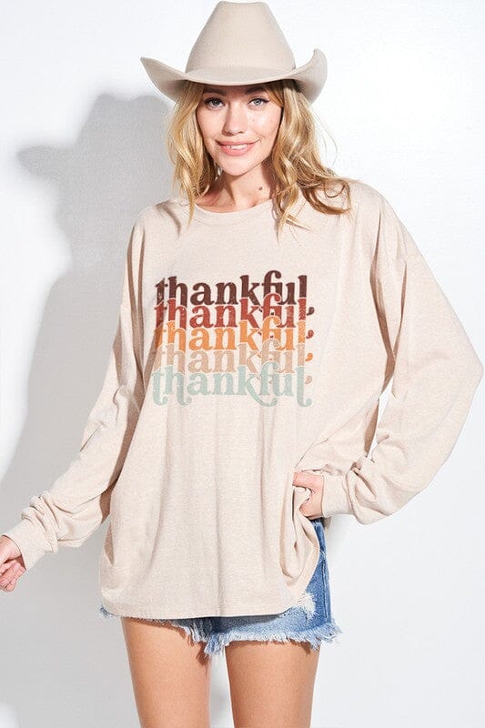 Thankful Oversized Tee Phil Love