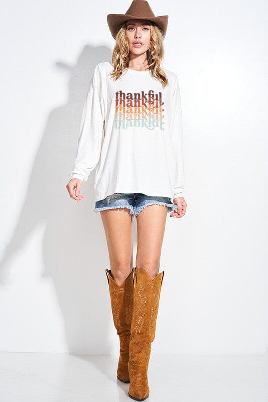 Thankful Oversized Tee Phil Love