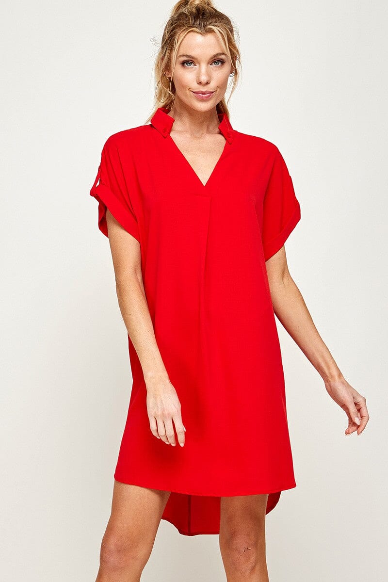 V Neck Dress Solution