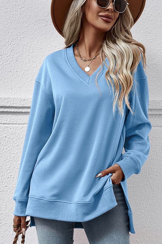 V-Neck Sweatshirt Asia Direct