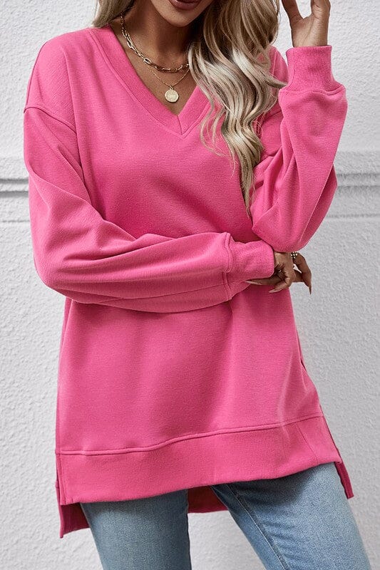 V-Neck Sweatshirt Asia Direct