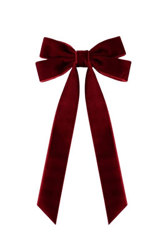 Velvet Bow Hair Clips Swan Madchen