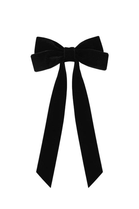 Velvet Bow Hair Clips Swan Madchen