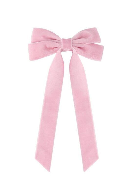 Velvet Bow Hair Clips Swan Madchen