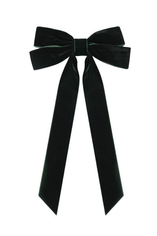 Velvet Bow Hair Clips Swan Madchen
