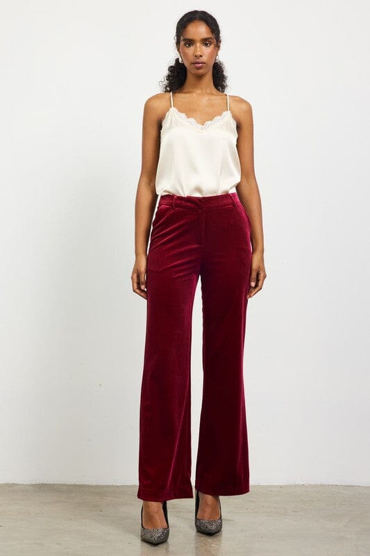 Velvet Straight Fit Pants skies are blue