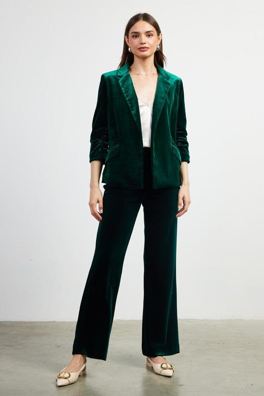 Velvet Straight Fit Pants skies are blue