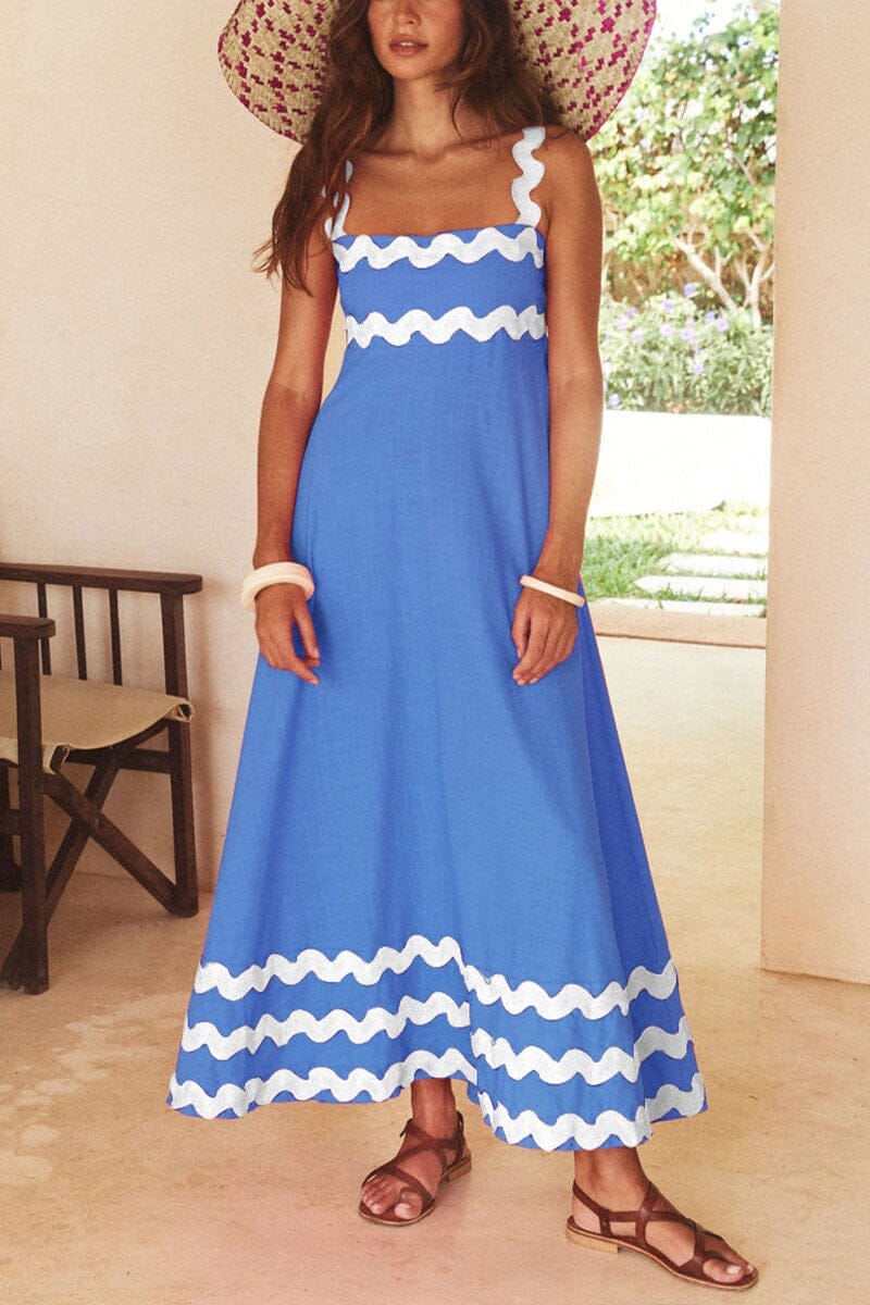 Wavy Cami Maxi Dress Mayah Overseas