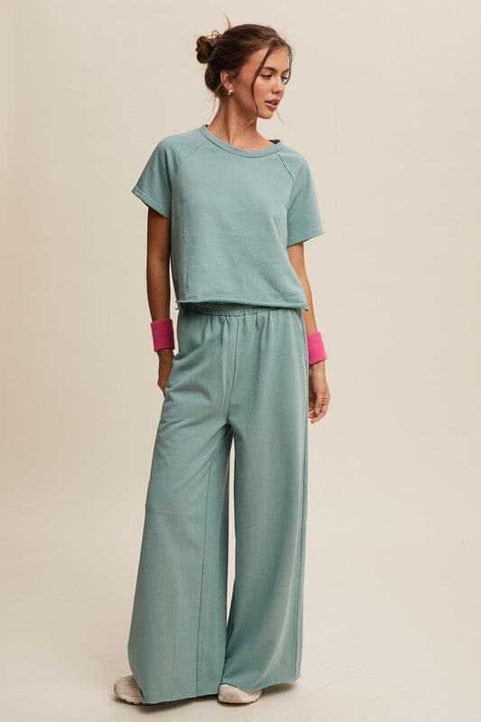 Wide Leg Knit Pant Set listicle